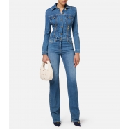 Combinaison denim délavée TJ33I46E3 Elisabetta Franchi