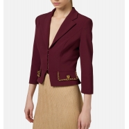 Veste courte bordeaux GIT8546E3 Elisabetta Franchi