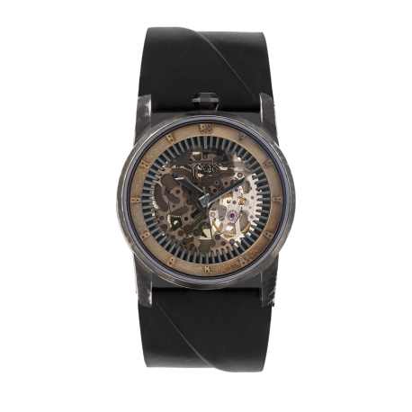 Montre automatique R413 Torch bracelet suède noir R413C-101 R413S-01 fob paris strasbourg boutique store online homme femme