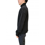 Pull col montant noir cachemire Rick Owens Homme RU02D 6685 WSBR 09 Strasbourg Boutique Online Mode 