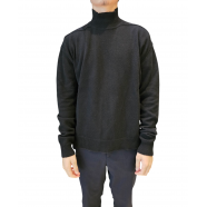 Pull col montant noir cachemire Rick Owens Homme RU02D 6685 WSBR 09 Strasbourg Boutique Online Mode 