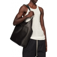 Sac Cerberus cuir Noir fermoir métal Anse RA02D 0529 LCN 09 Rick Owens