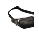 Sac banane small Geo Bumbag noir cuir lisse RA02D 0530 LCN 09 Rick Owens bag strasbourg boutique store online