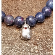 Bracelet Charm Milo Silver en Argent avec Rubis et Perles de Kyanite Catherine Michiels Modèle MILO SS boutique strasbourg