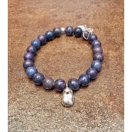 Bracelet Charm Milo Silver en Argent avec Rubis et Perles de Kyanite Catherine Michiels Modèle MILO SS boutique strasbourg