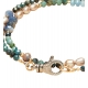 Collier Ocean Tourmaline Saphir Bleu Aigue-Marine Perles d'Or Bella Pavé de Diamants Catherine Michiels TFW24-17 boutique