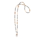 Collier Corinne Agates, Perles d’Eau, Quartz, Perles d'Or Fermoir Diamanté Catherine Michiels TFW24-21 boutique Strasbourg