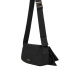 Sac Garisson noir toile plissée Essentiel Antwerp Femme BL30 Boutique strasbourg bag fashion