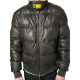 Blouson Alf cuir mouton brun OIsidion PJS Parajumpers Homme PMJKLE03 0357 boutique strasbourg leather jacket vêtement