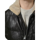 Blouson Alf cuir mouton brun OIsidion PJS Parajumpers Homme PMJKLE03 0357 boutique strasbourg leather jacket vêtement