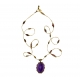 Collier Tibétain Stib Amethyste Dark Purple Sharing