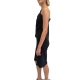 Robe noir courte 1 épaule nue crèpe de soie Rick Owens Femme RP01E 7234 CC 09 Strasbourg Boutique Online Mode Créateur 