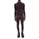 Jeans cuir chocolat Maron Tyrone Jeans RU01E 5393 LSV 14 Rick Owens Homme boutique Strasbourg vêtement store online pant