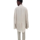 Manteau croisé Blanc cassé Dinge laine Rick Owens Femme RP01E 7761 WA 41 Strasbourg Boutique Online Mode Créateur vêtement