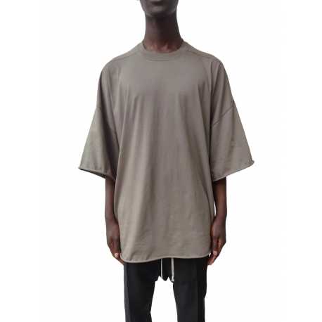 T-shirt oversize Tommy Tee manches courtes Dust coton bio Rick Owens Homme RU01E 5283 JA 34 Strasbourg Boutique Online