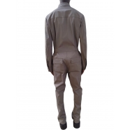 Combinaison Taupe Dust Headon Flightsuit Rick Owens Homme RU01E 5559 TE 34 Boutique Strasbourg vêtement Store online