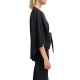 Top noué drapé Noir manches Kimono caddy viscose Rick Owens Femme RP01E 7731 Y 09 Strasbourg Boutique Online Créateur 