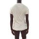 T-shirt double manches courtes Naturel écru Rick Owens Homme RU01E 5256 UC 21 Strasbourg Boutique Online Créateur Mode