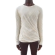  T-shirt double manches longues Naturel Ecru Rick Owens Homme RUO1E 5257 UC 21 Strasbourg Boutique Online Créateur Mode