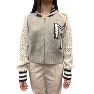 Gilet Teddy MD laine Ivoire gris noir First Mes Demoiselles Paris Strasbourg Boutique Online Mode 