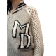 Gilet Teddy MD laine Ivoire gris noir First Mes Demoiselles Paris Strasbourg Boutique Online Mode 