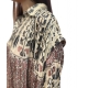 Robe Sand print Incas vieux rose beige courte devant Mes Demoiselles Paris Strasbourg Boutique Online Mode 