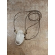 Pendentif big pierre Chrytal White Opale FW2330 Catherine Michiels