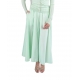 Jupe longue évasée tafetas vert menthe GO097 6067 124 Elisabetta Franchi Femme Boutique Strasbourg skirt vêtement