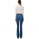 Jeans haut Nœud métal poches palquées brut délavé PJ88N 104 Elisabetta Franchi