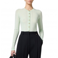 Cardigan maille Menthe MK41S 124 Elisabetta Franchi Femme boutique Strasbourg vêtement fashion online shop