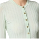 Cardigan maille Menthe MK41S 124 Elisabetta Franchi Femme boutique Strasbourg vêtement fashion online shop