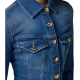 Blouson jeans brut delave court blue vintage BJ37I 139 Elisabetta Franchi Femme Boutique Strasbourg skirt vêtement