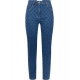 Jeans brut logo slim Blue Vintage Coton stretch PJ95N 139 Elisabetta Franchi Femme boutique Strasbourg vêtement mode