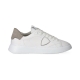 Sneakers Temple Cuir blanc spolier Gris cuir BTLU VD21 Philippe Model Homme boutique baskets Strasbourg fashion online