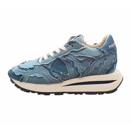 Baskets Tropez Haute Denim effilée Philippe Model Femme TKLD FDN1 Strasbourg Boutique Online Mode Shoes Sneakers