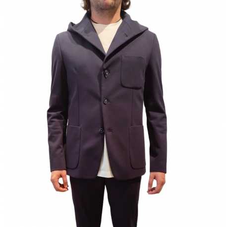 Veste Navy Capuche jersey Ungaro Homme U2014J GJ233 50N Boutique Strasbourg Mode vêtement fashion store online jacket