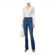 Jeans haut Nœud métal poches palquées brut délavé PJ88N 104 Elisabetta Franchi