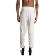 Pantalon lin viscose lèger Ecru boutons avant bas M1012 La Haine Inside Us Homme Boutique Strasbourg avant garde mode