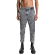 Pantalon toile coton marmorisé Gris bandes côtés lien ajustable M1033 La Haine Inside Us Homme Boutique Strasbourg Online 