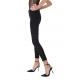 Pantalon tailleur Skinny Techno Stretch Noir LW634 La Haine Inside Us Femme Strasbourg Boutique Online Mode Créateur 