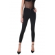 Pantalon tailleur Skinny Techno Stretch Noir LW634 La Haine Inside Us Femme Strasbourg Boutique Online Mode Créateur 