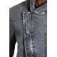 Blouson marmorisé gris boutons biais capuche M1039 La Haine Inside Us Homme La Haine Inside Us Homme Boutique Strasbourg