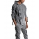 Blouson marmorisé gris boutons biais capuche M1039 La Haine Inside Us Homme La Haine Inside Us Homme Boutique Strasbourg