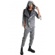 Blouson marmorisé gris boutons biais capuche M1039 La Haine Inside Us Homme La Haine Inside Us Homme Boutique Strasbourg