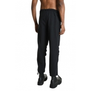 Pantalon coton lin noir plis genous gros lien taille et bas M1053 La Haine Inside Us Homme Boutique Strasbourg Online Mode