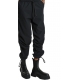 Pantalon coton lin noir plis genous gros lien taille et bas M1053 La Haine Inside Us Homme Boutique Strasbourg Online Mode