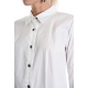 Chemise Popeline de coton asymétrique Blanc LW913 La Haine Inside Us Femme Boutique Online Strasbourg fashion avantgarde 