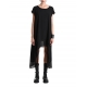 Robe Asymmetric Georgette Noire W5004 La Haine Inside Us Femme Boutique Online Strasbourg fashion avant garde mode