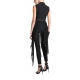  Gilet tailleur noir georgette stretch GILET Skinny La Haine Inside Us Femme W5114 Boutique Strasbourg fashion avant garde