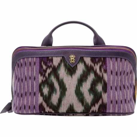 Trousse de toilette Charlotte tissu Lune Violet 3850 Claris Virot Femme Strasbourg Boutique online bag woman fashion